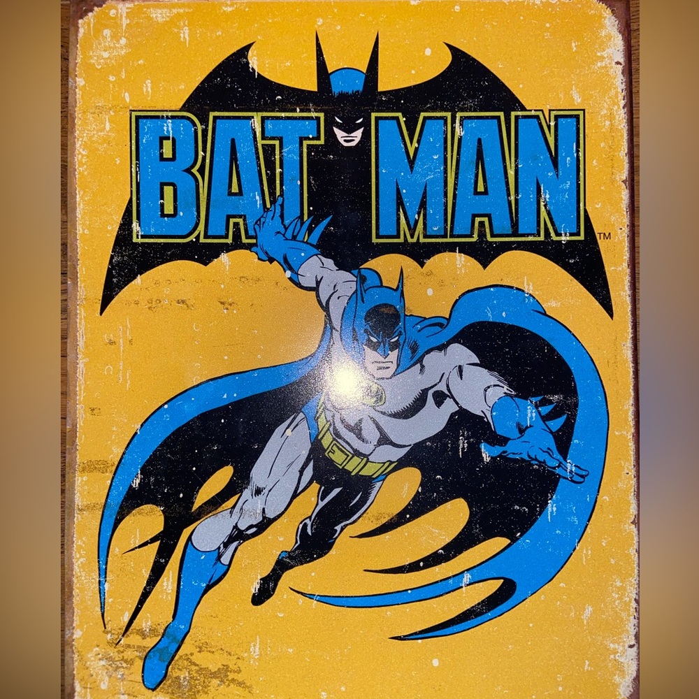 Batman Tin Sign - Picture 4 of 12